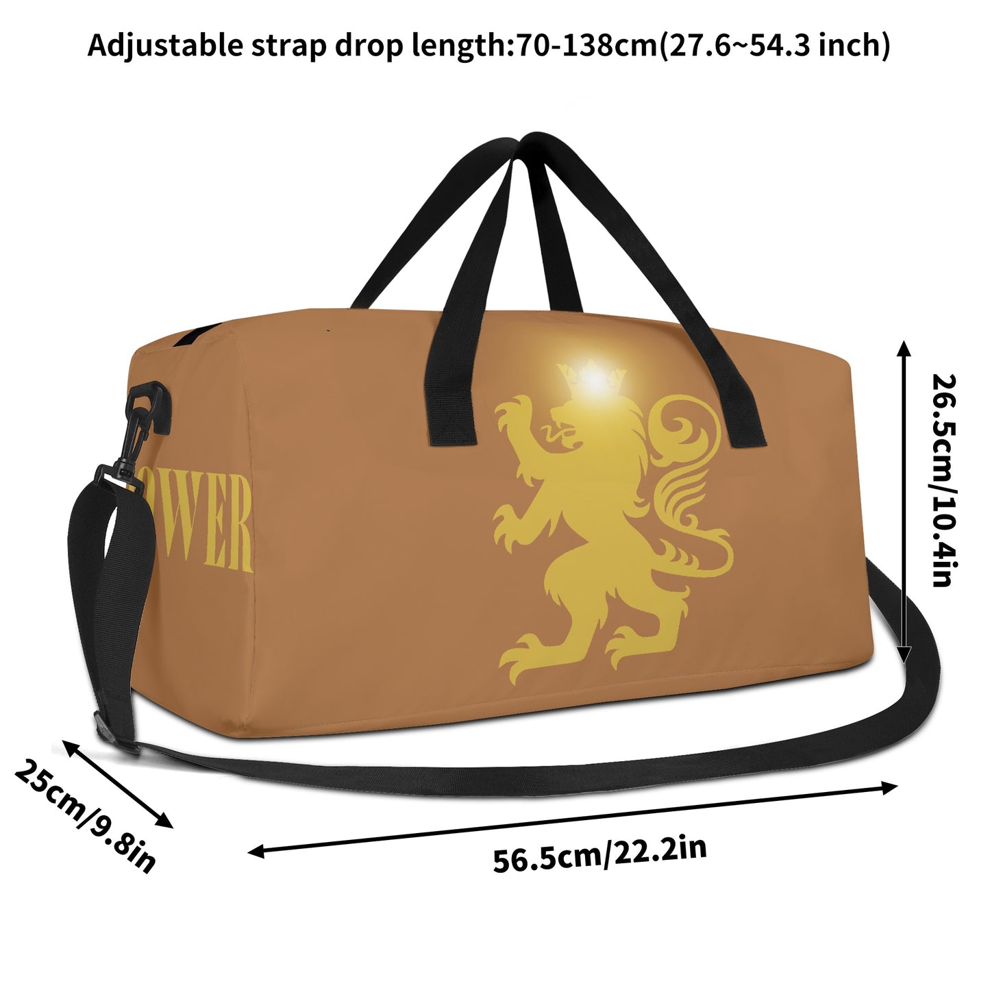 The Royal Lion's Power Duffel Bags