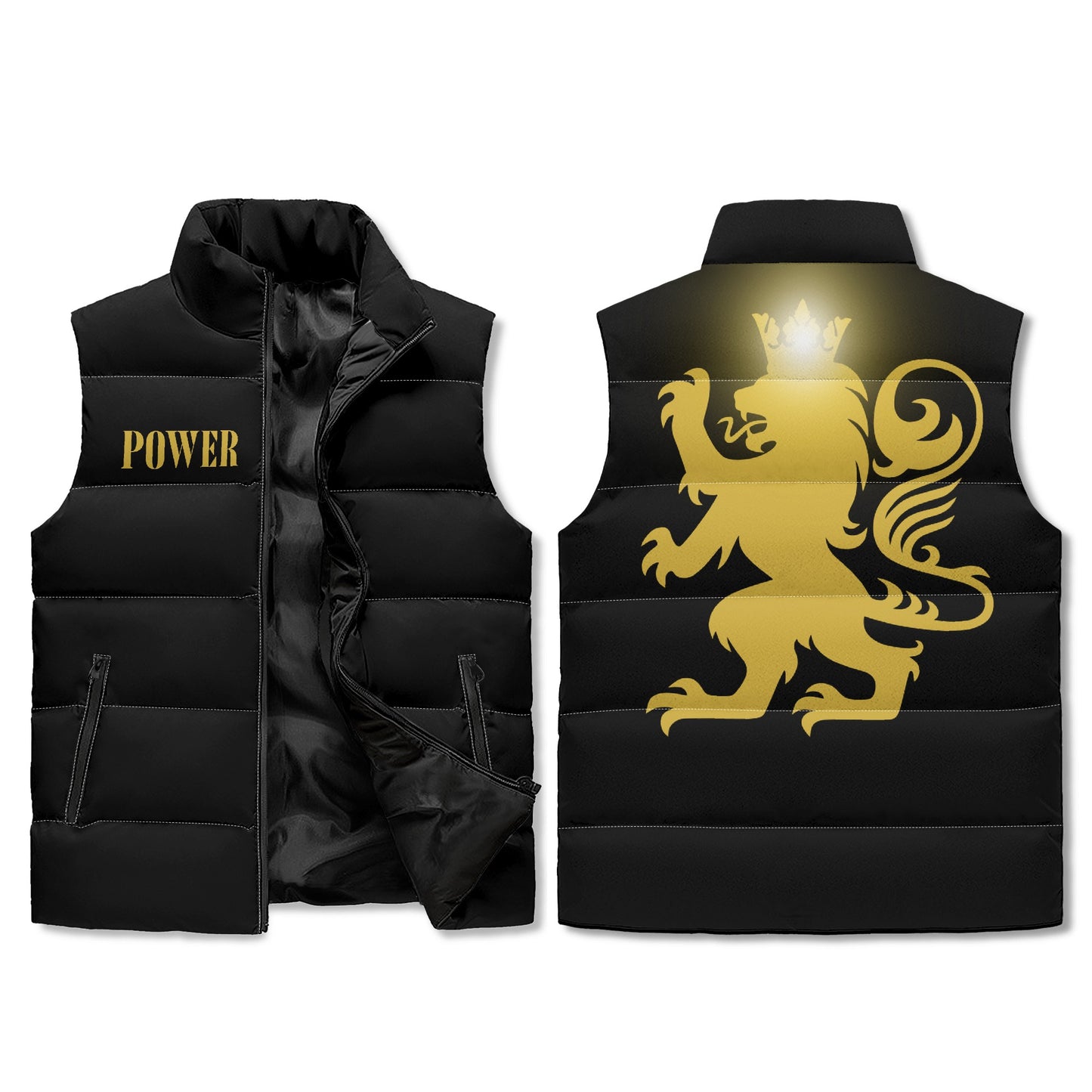 The Lion's Power Unisex Puffer Vest