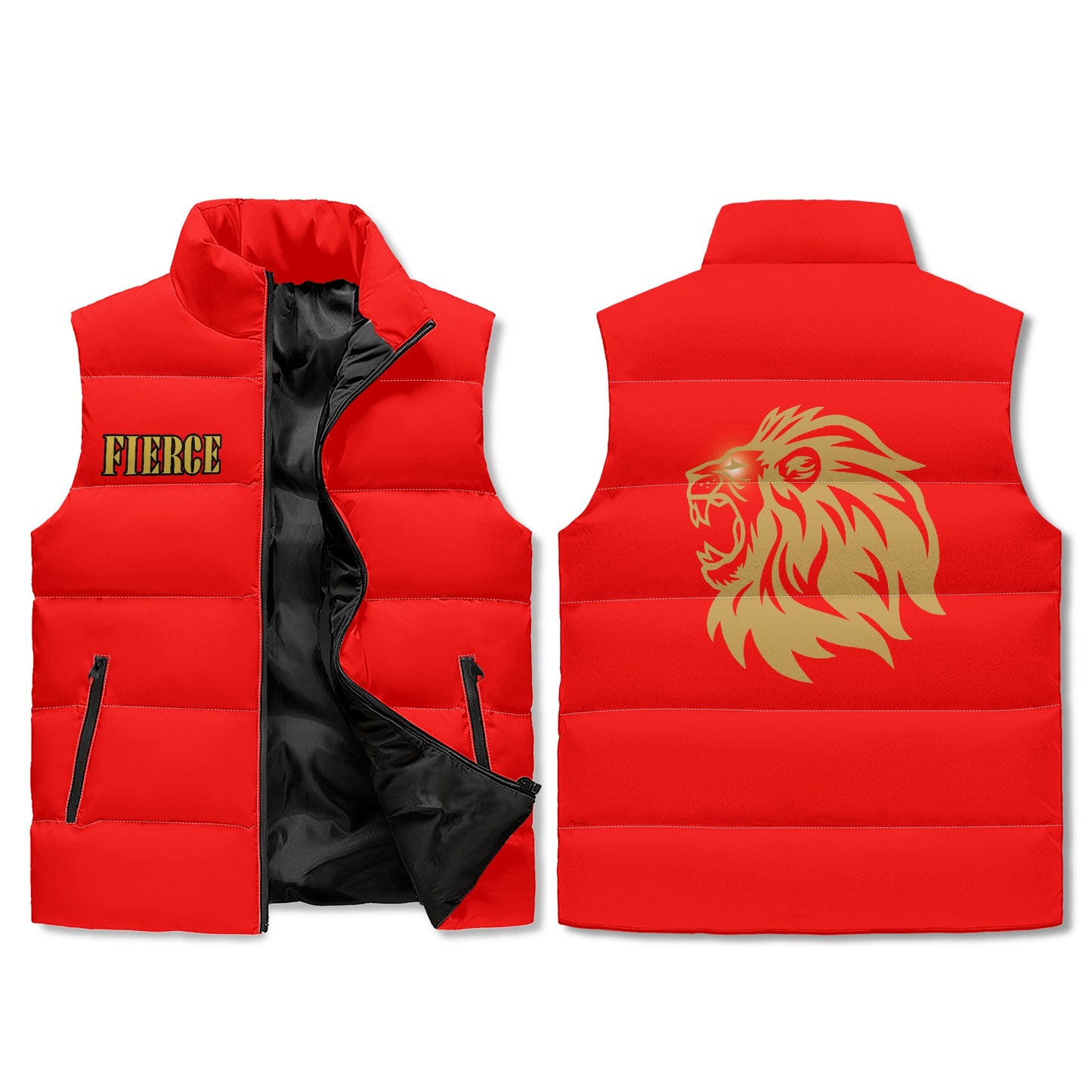 The Lion's Power Unisex Puffer Vest